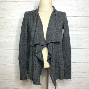 Cashmere Addiction Grey Open Cardigan